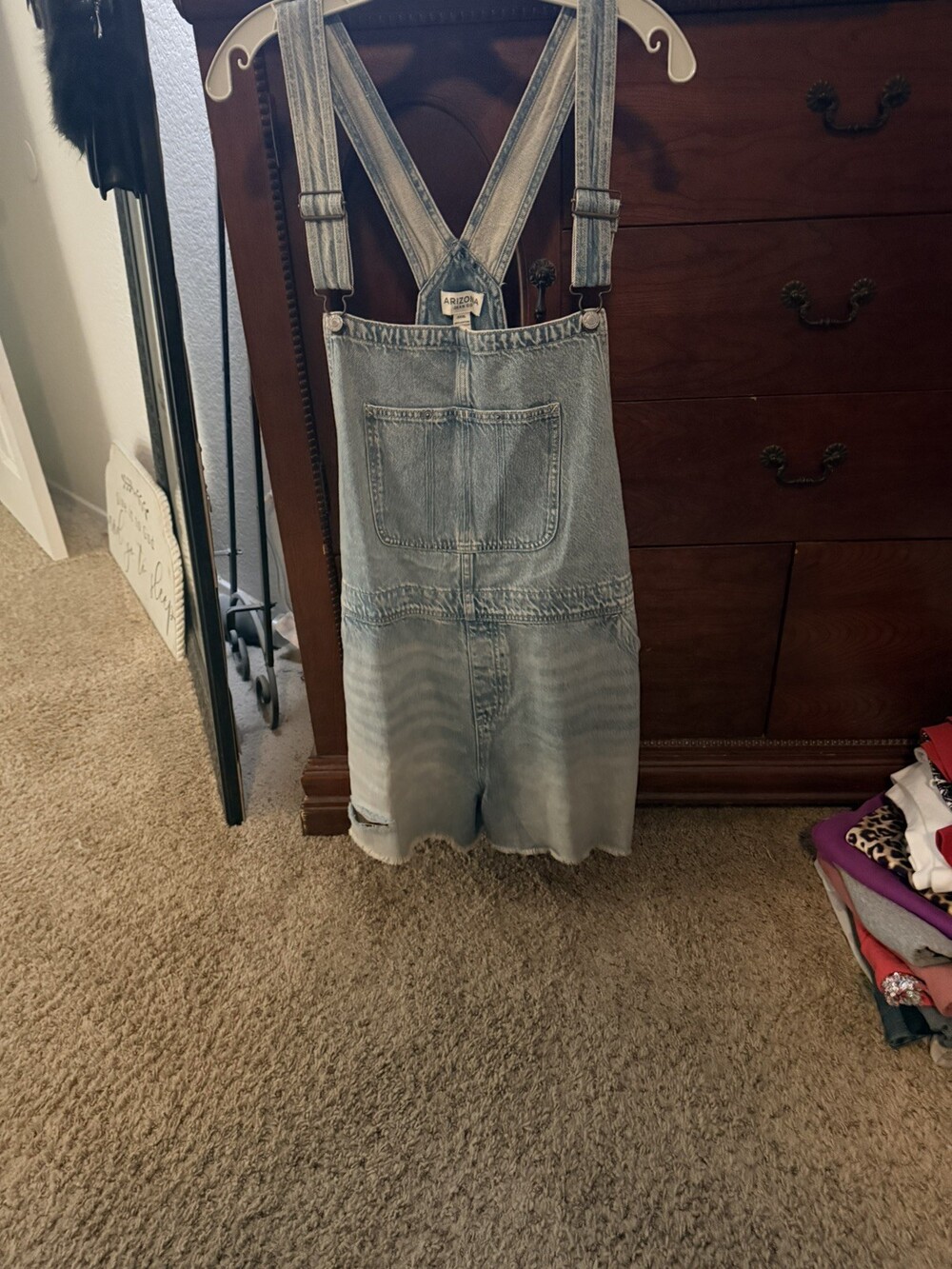 Arizona Juniors Women’s Shortalls (Med Bloom) 3XL 🆕 Retail $54